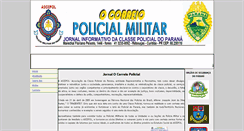 Desktop Screenshot of jornalocorreiopolicial.org